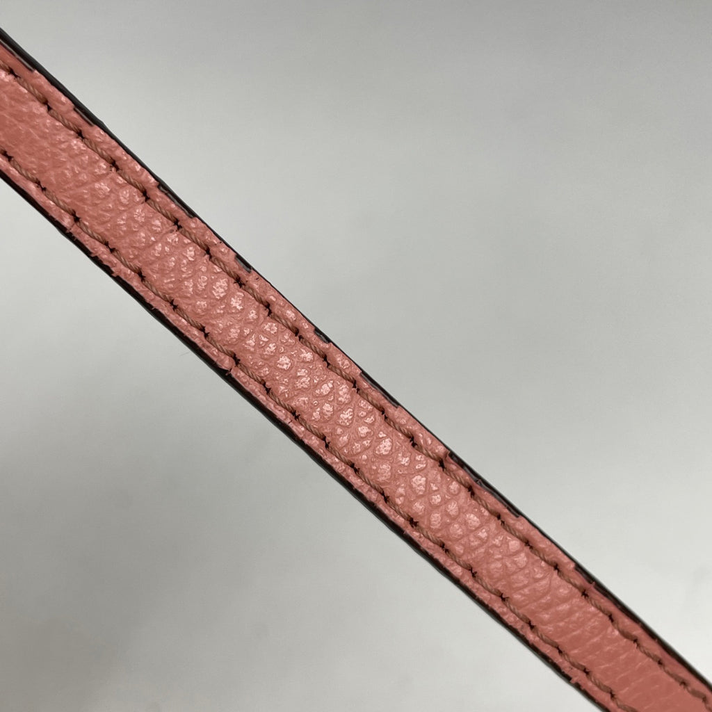 フェンディ モン トレゾール 2WAY ショルダーバッグ 巾着型 ミニバッグ ハンドバッグ レザー ピンク 8BS010 レディース 【中古】brbag