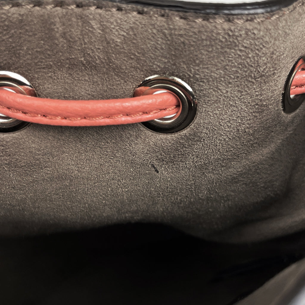 フェンディ モン トレゾール 2WAY ショルダーバッグ 巾着型 ミニバッグ ハンドバッグ レザー ピンク 8BS010 レディース 【中古】brbag