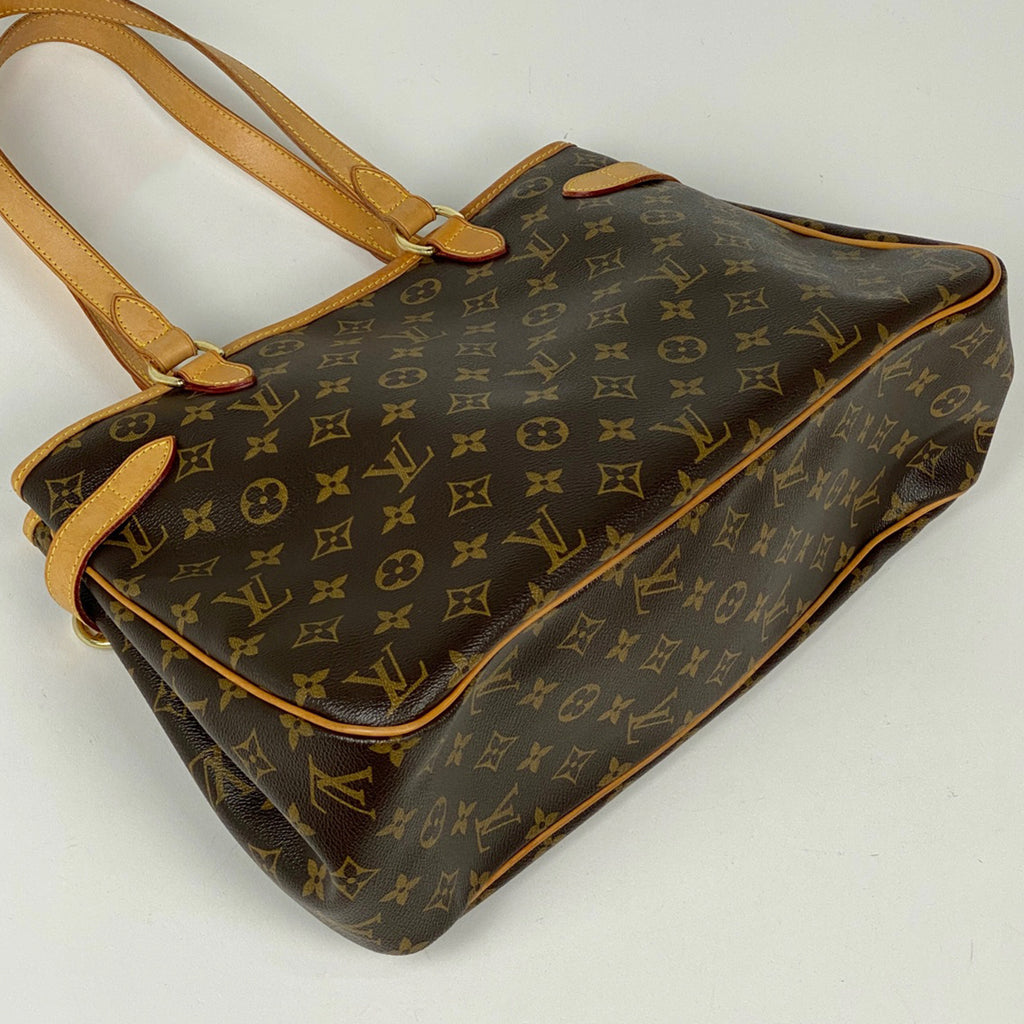 ルイ・ヴィトン バティニョール オリゾンタル ショルダーバッグ トートバッグ モノグラム ブラウン M51154 レディース 【中古】brbag
