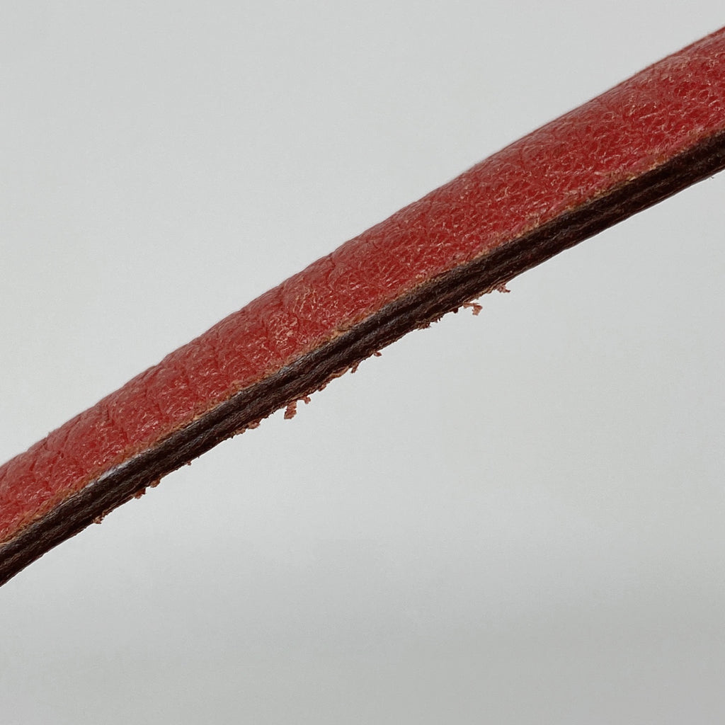 エルメス トリム 31 ワンショルダー 肩掛け ショルダーバッグ レザー レッド □E レディース 【中古】brbag