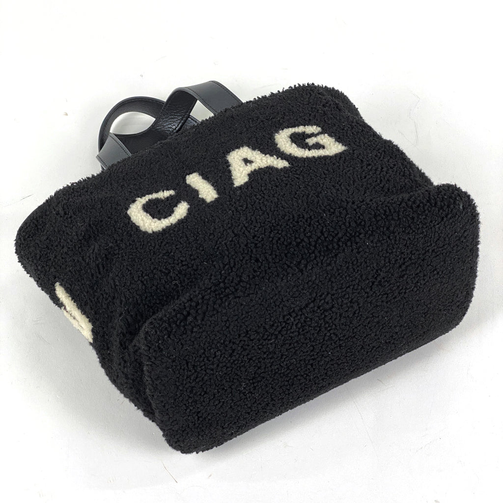 バレンシアガ エブリデイ ハンドバッグ 2WAY ショルダーバッグ ロゴ ハンドバッグ ムートン ブラック 532873 レディース 【中古】brbag