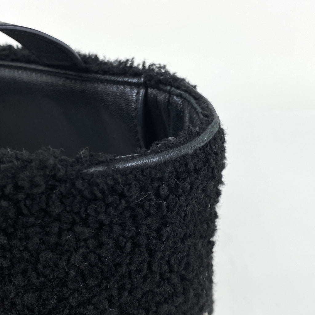 バレンシアガ エブリデイ ハンドバッグ 2WAY ショルダーバッグ ロゴ ハンドバッグ ムートン ブラック 532873 レディース 【中古】brbag