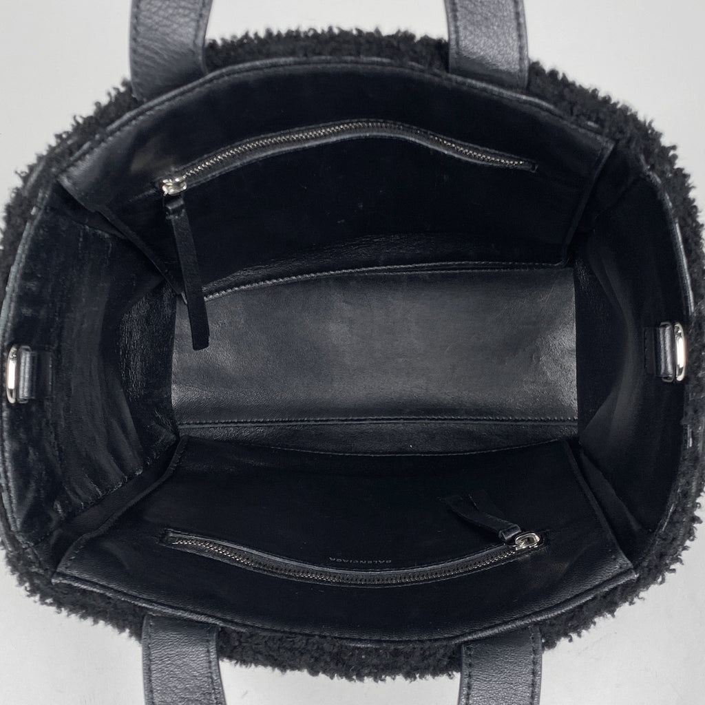 バレンシアガ エブリデイ ハンドバッグ 2WAY ショルダーバッグ ロゴ ハンドバッグ ムートン ブラック 532873 レディース 【中古】brbag