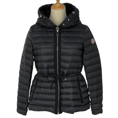 モンクレール Raie ショートダウンジャケット ライエ スリムフィット アウター ダウンジャケット ブラック レディース 【中古】brapp