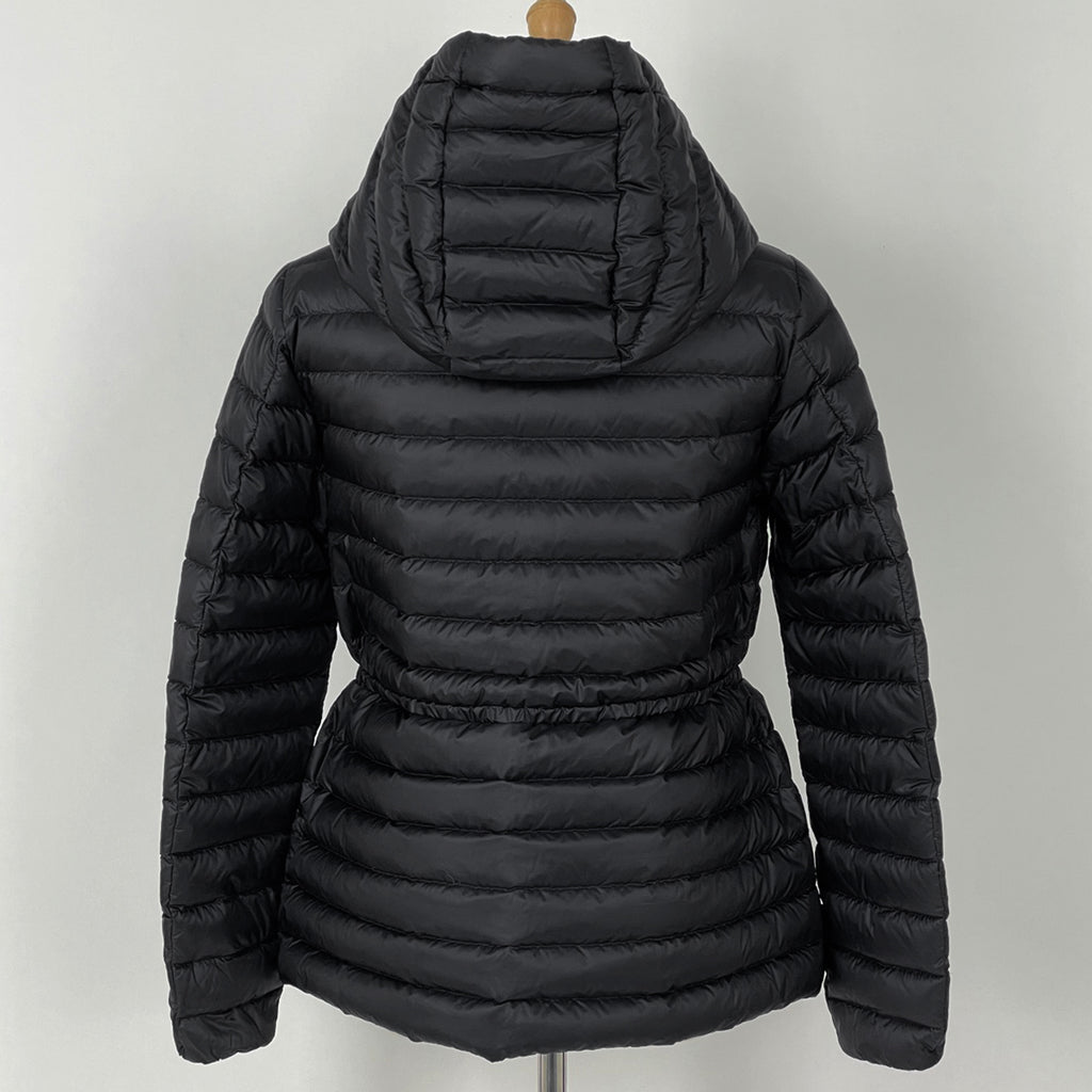 モンクレール Raie ショートダウンジャケット ライエ スリムフィット アウター ダウンジャケット ブラック レディース 【中古】brapp