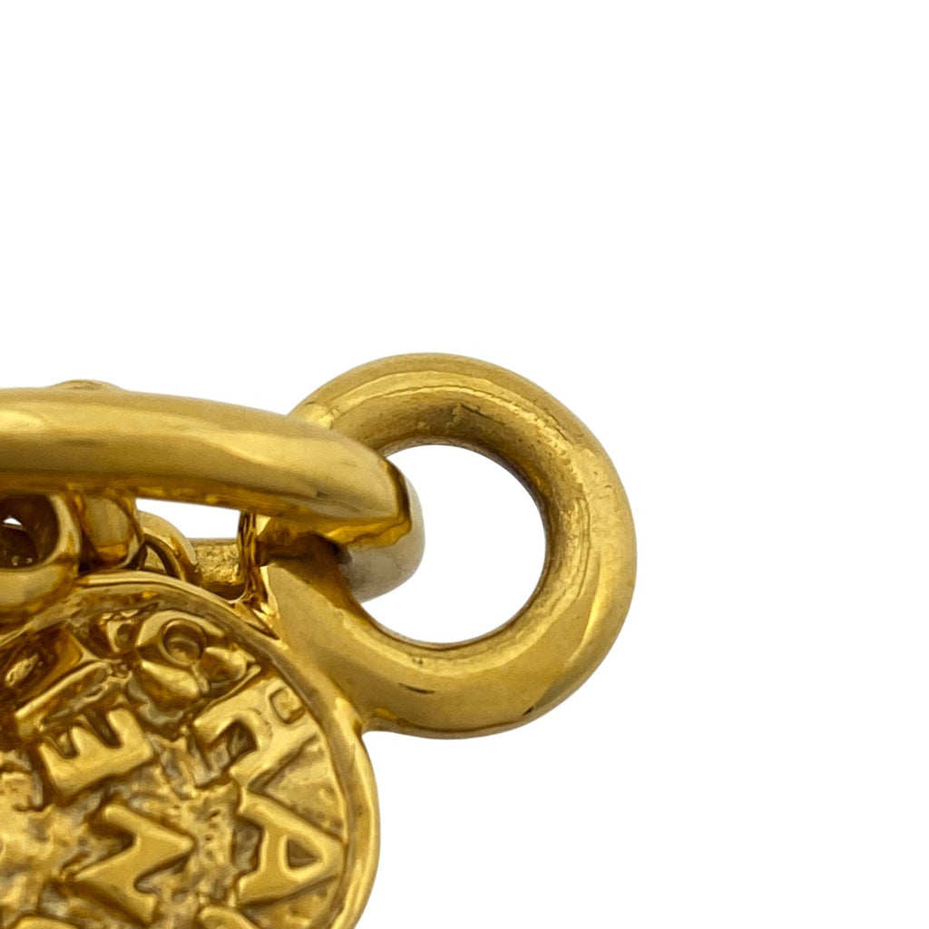 シャネル ココマーク チェーン ネックレス ロング 二連 ネックレス ゴールド レディース 【中古】bracc