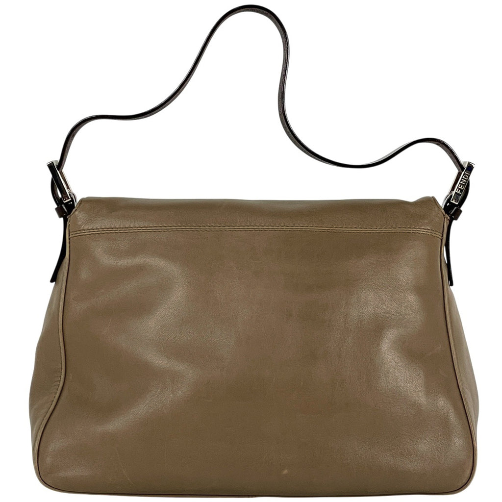 フェンディ ズッカロゴ ショルダーバッグ マンマバケット ワンショルダー ハンドバッグ ショルダーバッグ レザー ブラウン 26325 レディース 【中古】brbag