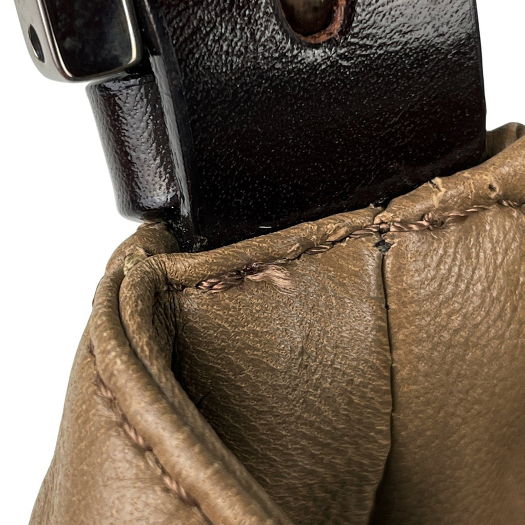 フェンディ ズッカロゴ ショルダーバッグ マンマバケット ワンショルダー ハンドバッグ ショルダーバッグ レザー ブラウン 26325 レディース 【中古】brbag