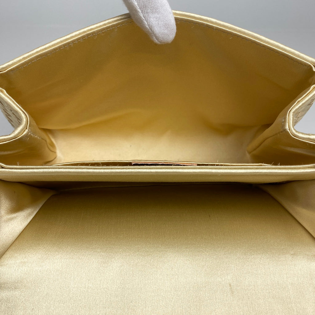 ボッテガヴェネタ イントレチャート ショルダーバッグ 編み込み ナッパ ショルダーバッグ キャンバス アイボリー レディース 【中古】brbag