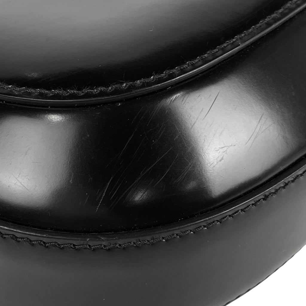 プラダ クレオ ショルダーバッグ 斜め掛け ロゴプレート ショルダーバッグ レザー ネロ(ブラック) 1BD316 レディース 【中古】brbag