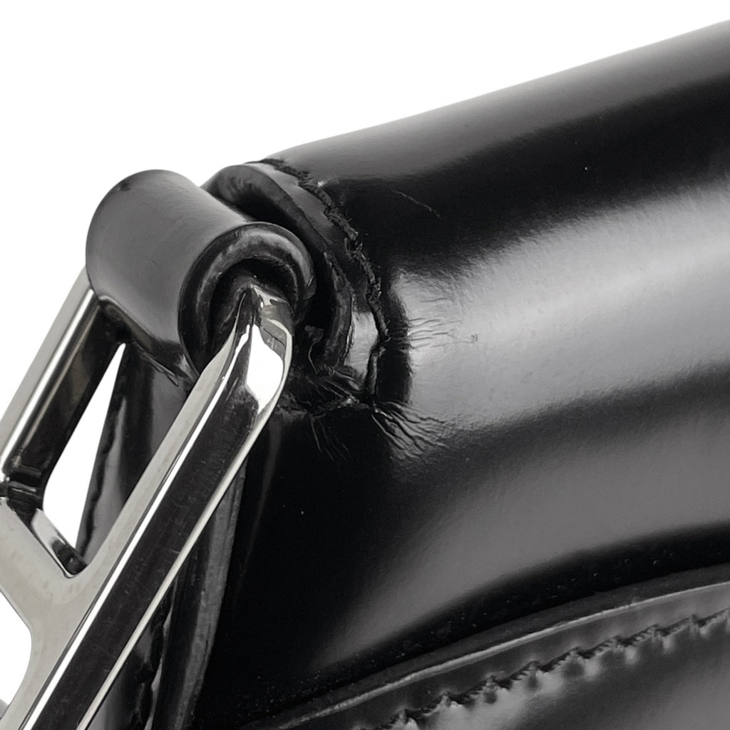 プラダ クレオ ショルダーバッグ 斜め掛け ロゴプレート ショルダーバッグ レザー ネロ(ブラック) 1BD316 レディース 【中古】brbag