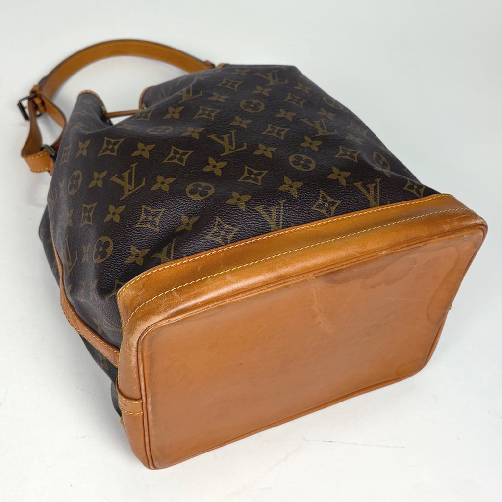 ルイ・ヴィトン ノエ ワンショルダー 肩掛け 巾着型 ショルダーバッグ モノグラム ブラウン M42224 レディース 【中古】brbag