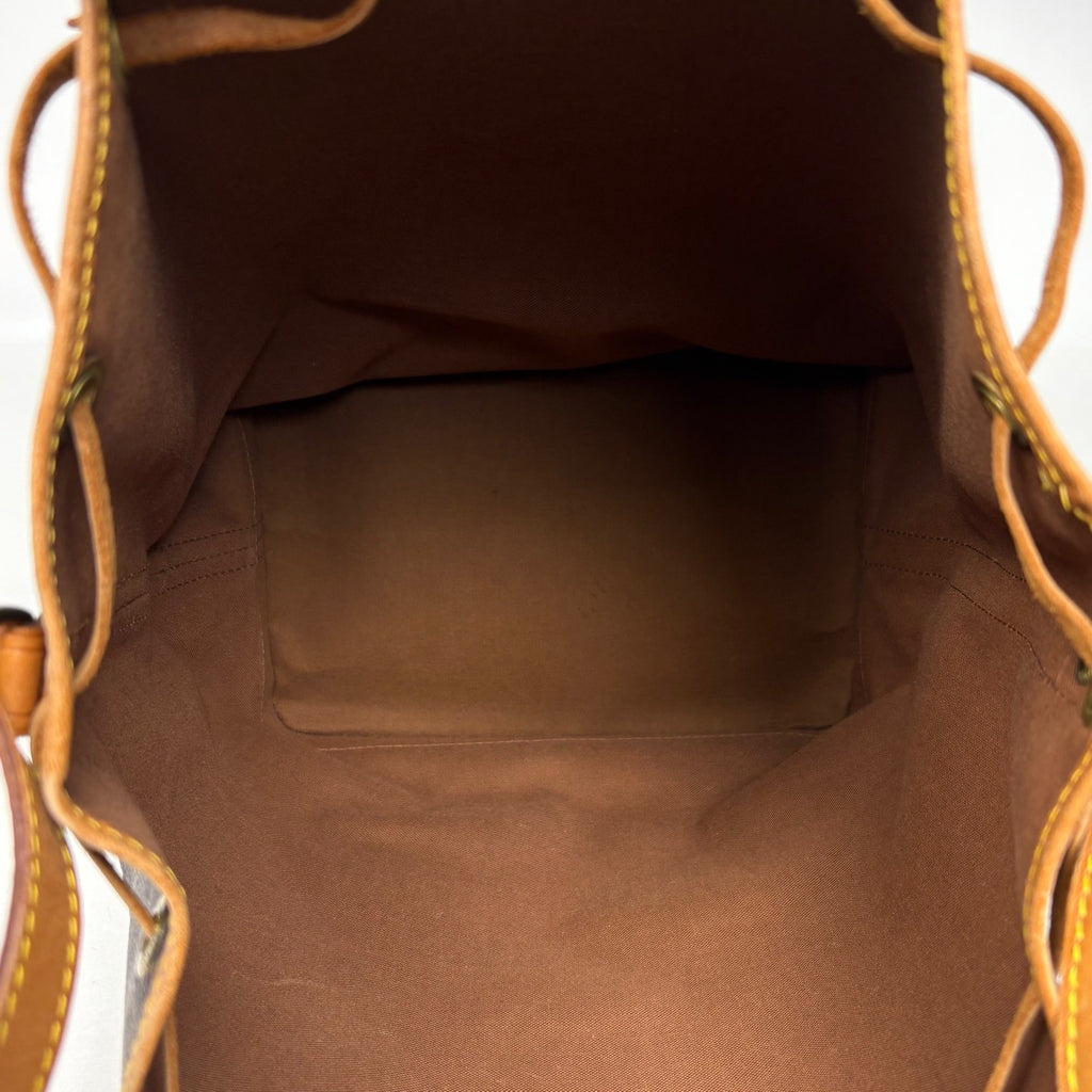 ルイ・ヴィトン ノエ ワンショルダー 肩掛け 巾着型 ショルダーバッグ モノグラム ブラウン M42224 レディース 【中古】brbag