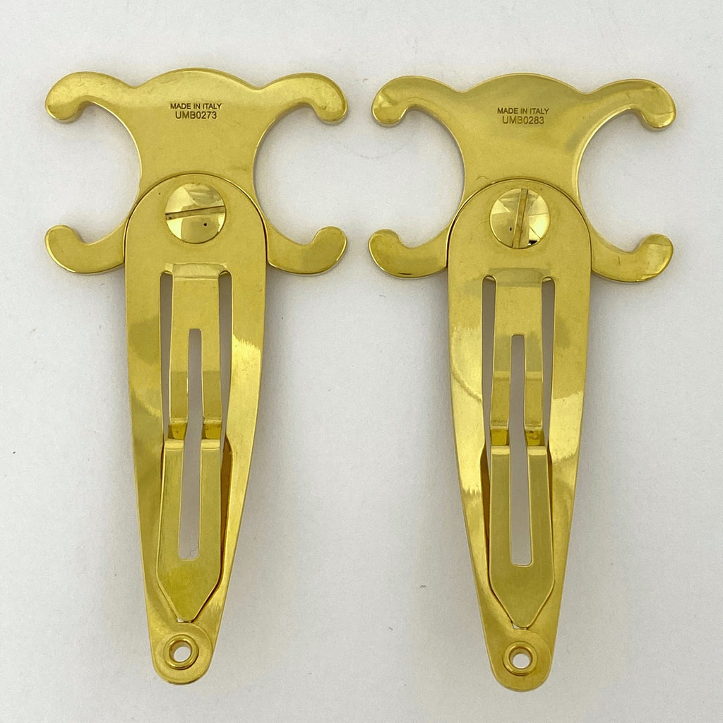 セリーヌ トリオンフ ヘアピン 髪留め 髪飾り ヘアクリップ ヘアピン GP ゴールド レディース 【中古】bracc