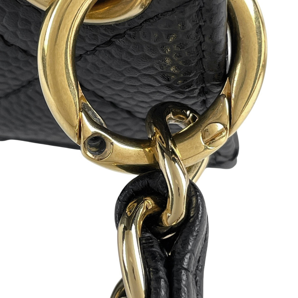 シャネル ココマーク チェーン ハンドバッグ マトラッセ トートバッグ キャビアスキン ブラック レディース 【中古】brbag