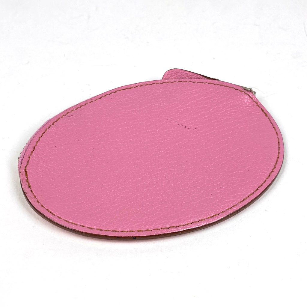 エルメス Hロゴ コインケース パンチング コインパース コインケース レザー ピンク レディース 【中古】brbag