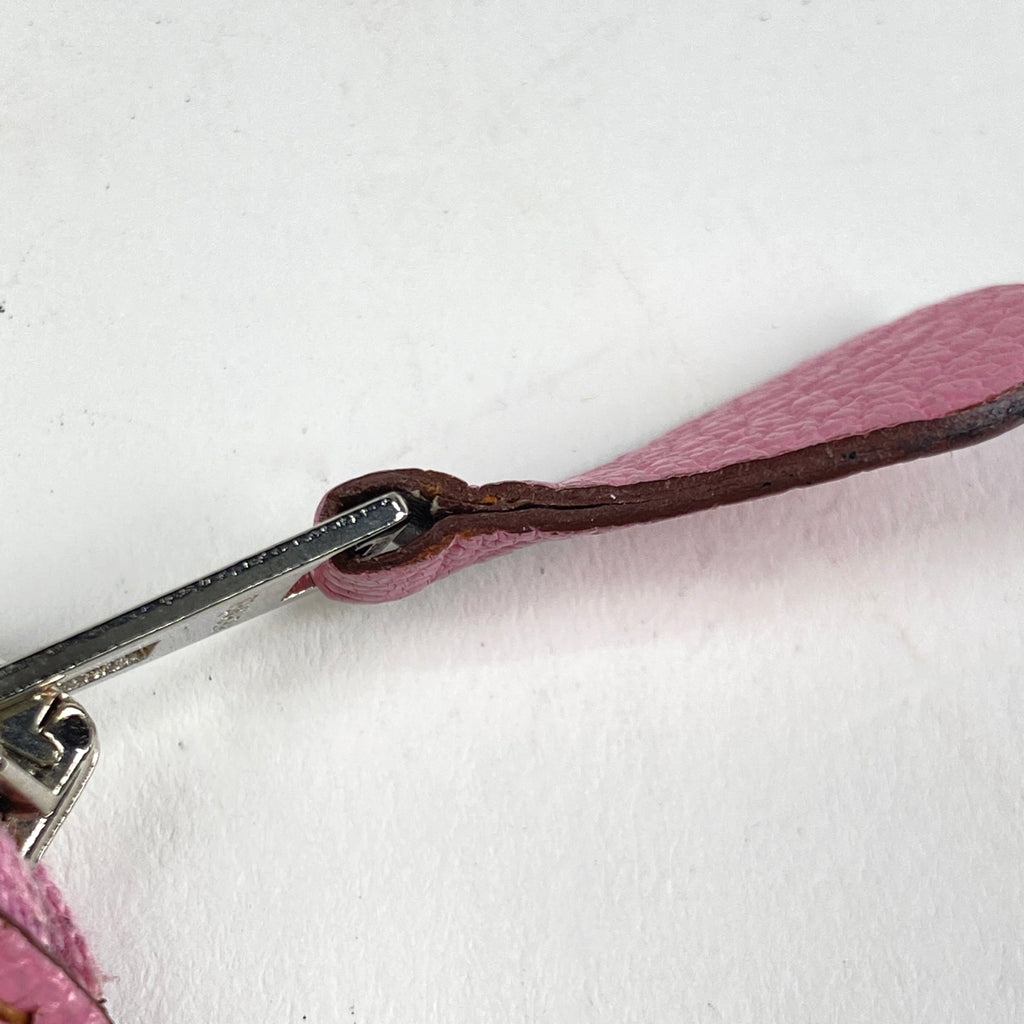 エルメス Hロゴ コインケース パンチング コインパース コインケース レザー ピンク レディース 【中古】brbag