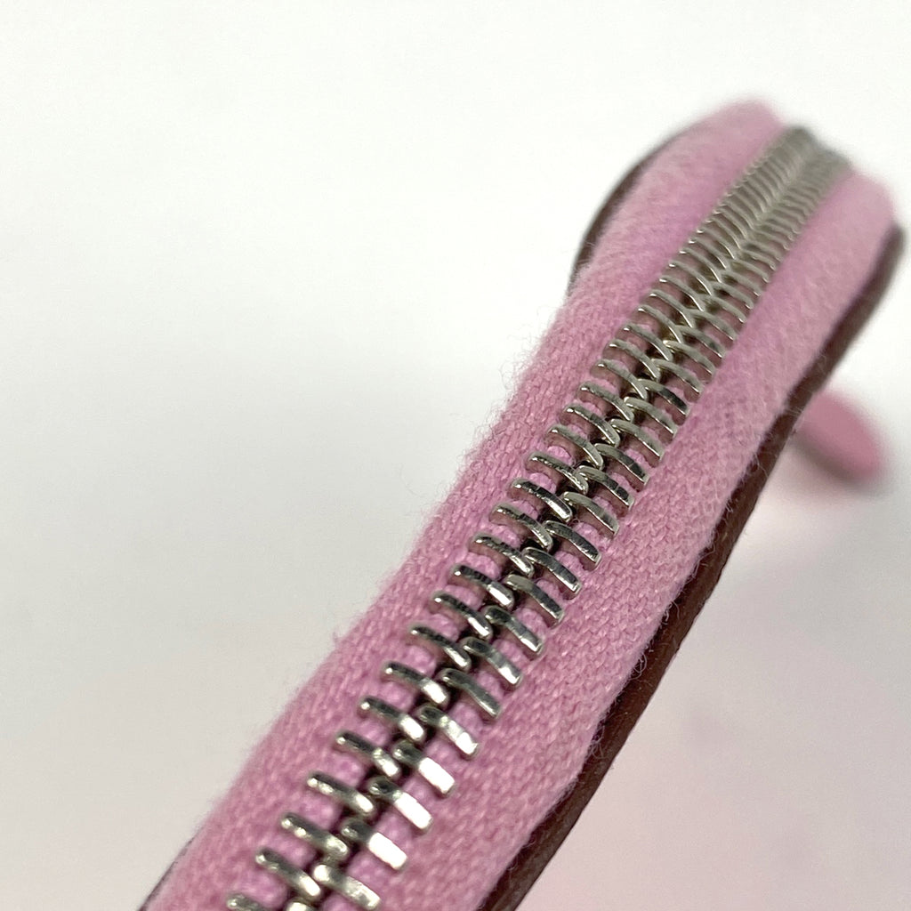 エルメス Hロゴ コインケース パンチング コインパース コインケース レザー ピンク レディース 【中古】brbag