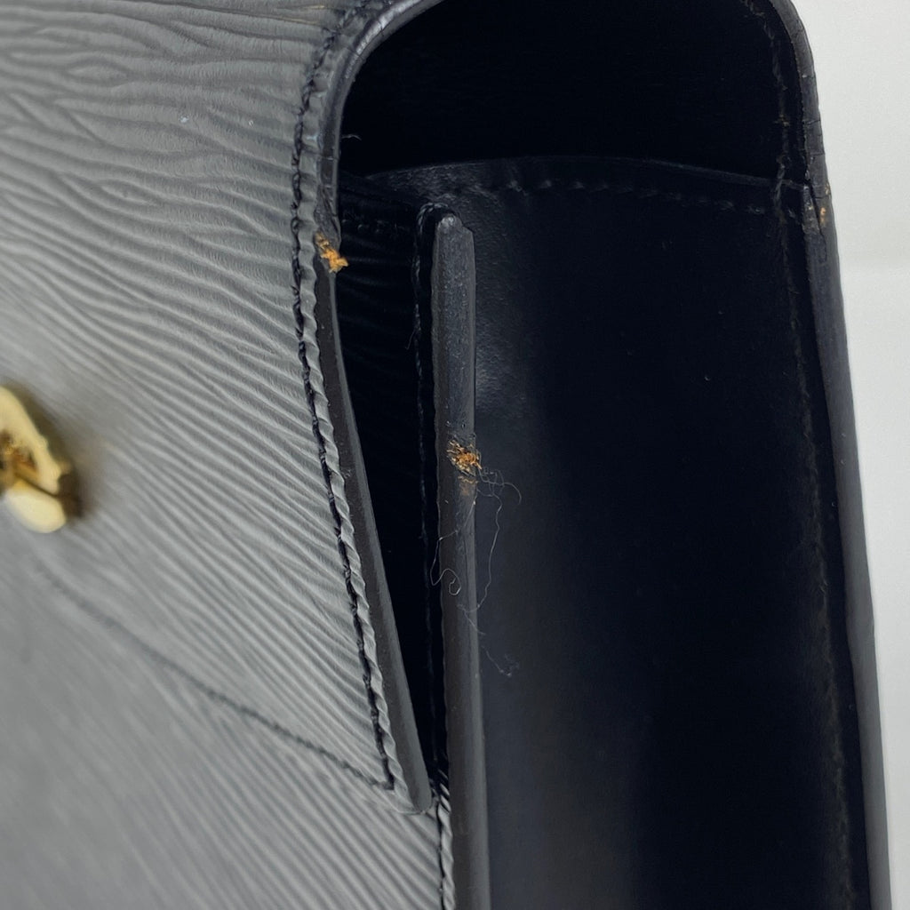 【ジャンク品】ルイ・ヴィトン マルゼルブ ハンドバッグ エピ ノワール(ブラック) M52372 レディース 【中古】brbag