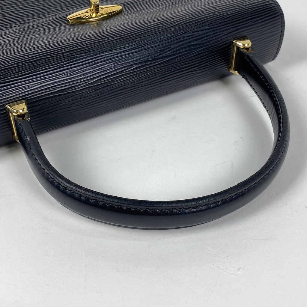 【ジャンク品】ルイ・ヴィトン マルゼルブ ハンドバッグ エピ ノワール(ブラック) M52372 レディース 【中古】brbag