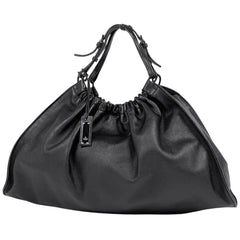 グッチ デザイン ハンドバッグ 手提げ ハンドバッグ レザー ブラック 76554 レディース 【中古】brbag