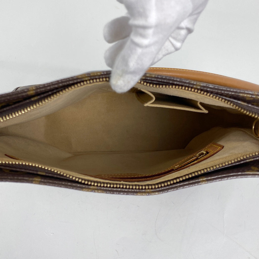 ルイ・ヴィトン ルーピング GM 肩掛け ワンショルダー ショルダーバッグ モノグラム ブラウン M51145 レディース 【中古】brbag