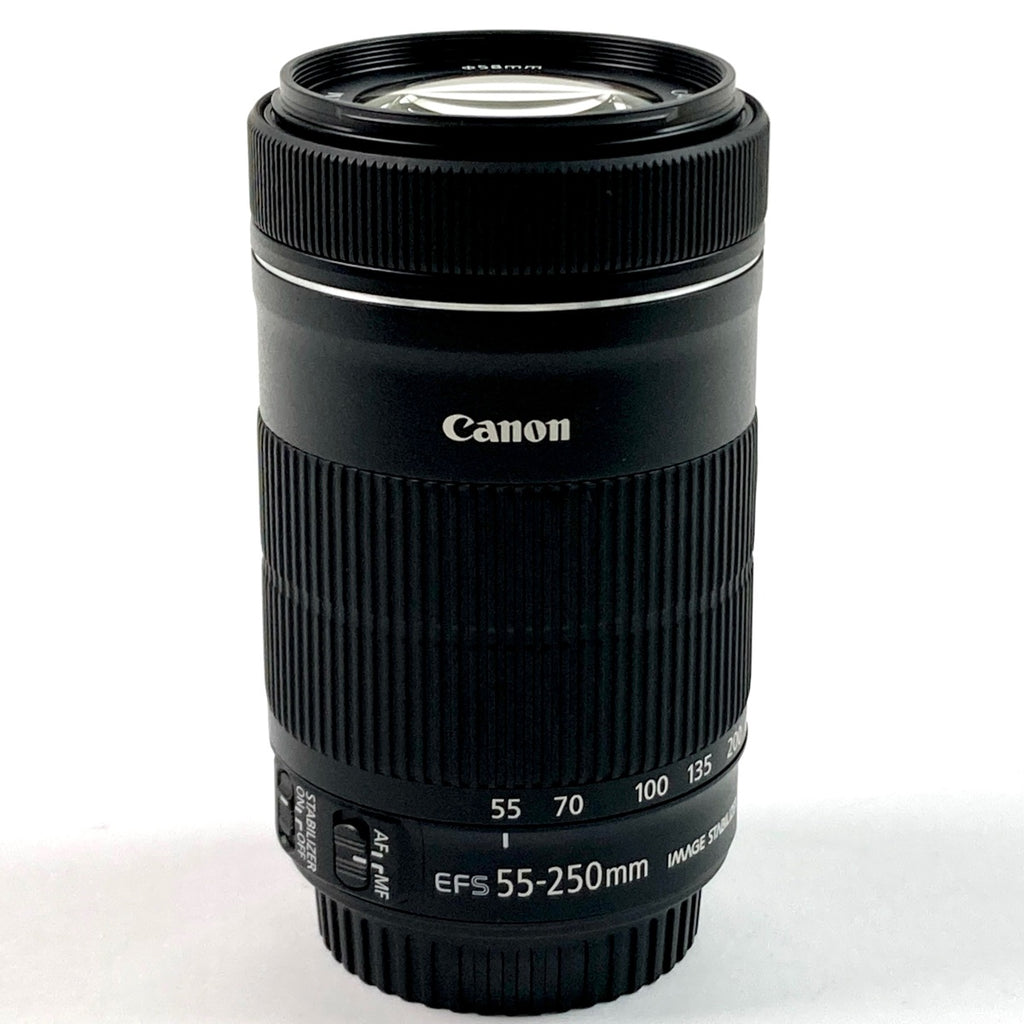 キヤノン Canon EF-S 55-250mm F4-5.6 IS STM 一眼カメラ用レンズ（オートフォーカス） 【中古】cambb