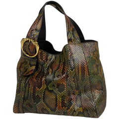 グッチ ダブルホース ハンドバッグ ハンドバッグ レザー ブラウン マルチカラー 296877 レディース 【中古】brbag