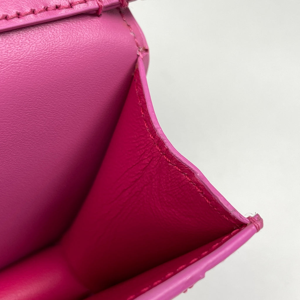 ブルガリ セルペンティ フォーエバー マイクロバッグ ミニ スネーク ハンドバッグ レザー ピンク レディース ブランドバッグ・小物 【中古】brbag