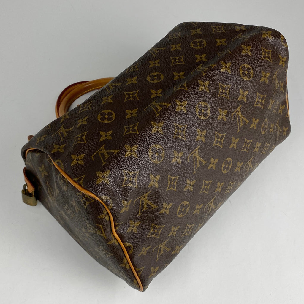 ルイ・ヴィトン スピーディ 30 ボストンバッグ 通勤 ハンドバッグ モノグラム ブラウン M41526 レディース 【中古】brbag