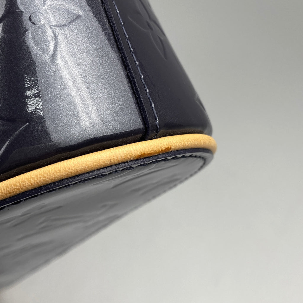 ルイ・ヴィトン スティルウッド ヴェルティカル 手提げ ハンドバッグ モノグラムヴェルニ アンディゴ(ブルー) M91365 レディース 【中古】brbag