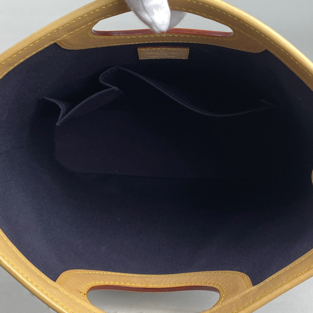 ルイ・ヴィトン スティルウッド ヴェルティカル 手提げ ハンドバッグ モノグラムヴェルニ アンディゴ(ブルー) M91365 レディース 【中古】brbag