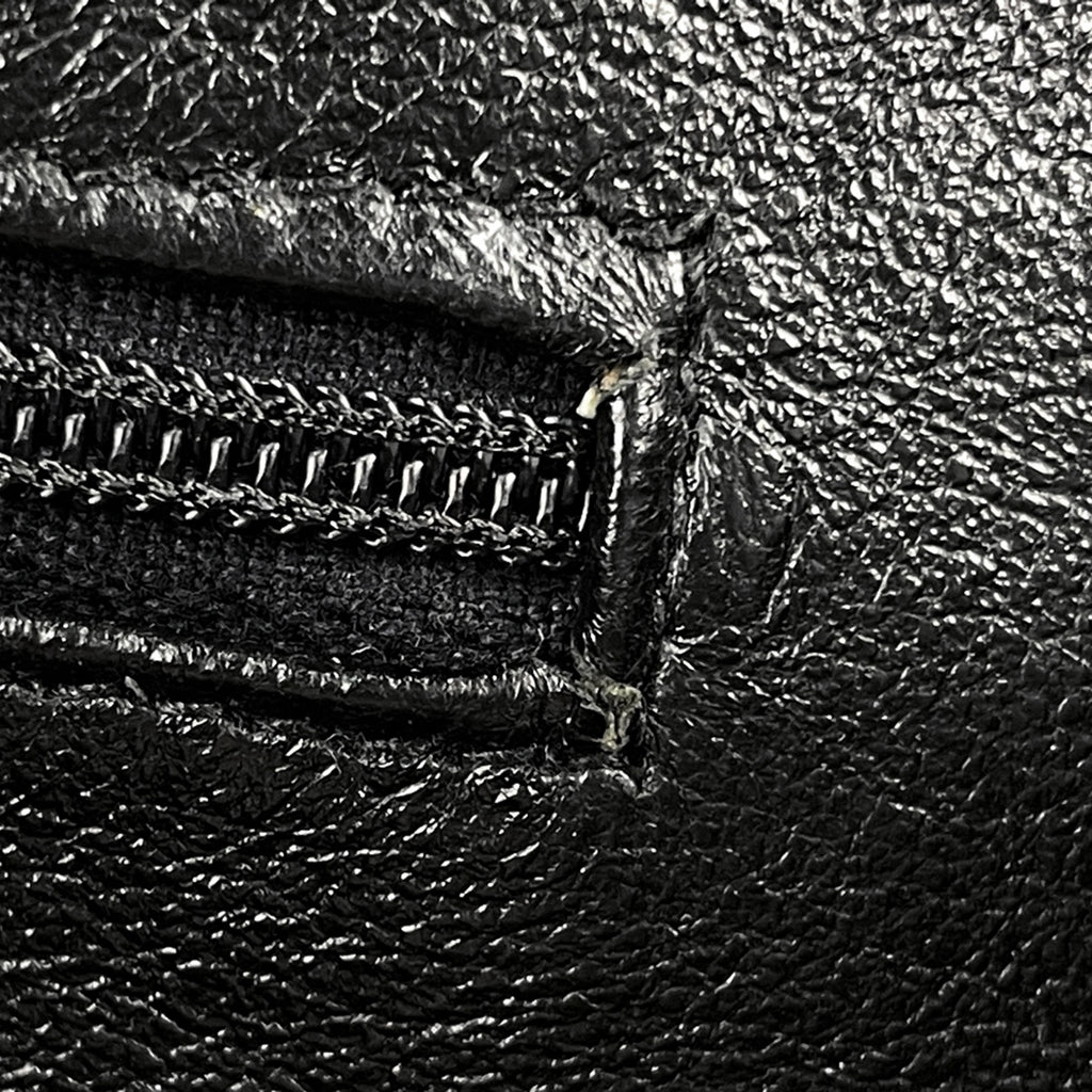 シャネル ココマーク フリンジ チェーン ショルダーバッグ マトラッセ タッセル ショルダーバッグ レザー ブラック 【中古】brbag