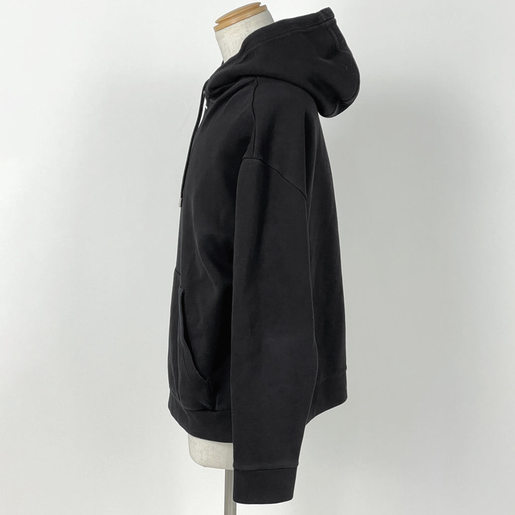 プラダ テクニカルコットン フーディー プルオーバー ロゴ トップス パーカー コットン ポリアミド ブラック メンズ 【中古】brapp