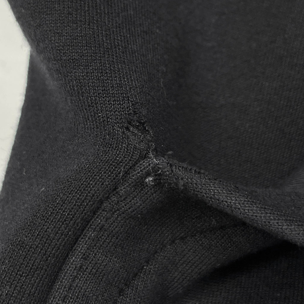 プラダ テクニカルコットン フーディー プルオーバー ロゴ トップス パーカー コットン ポリアミド ブラック メンズ 【中古】brapp