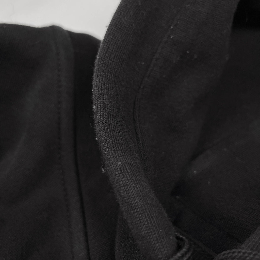 プラダ テクニカルコットン フーディー プルオーバー ロゴ トップス パーカー コットン ポリアミド ブラック メンズ 【中古】brapp