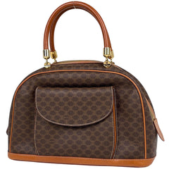 セリーヌ マカダム柄 ハンドバッグ コーティングキャンバス レディース ブランドバッグ・小物 【中古】brbag