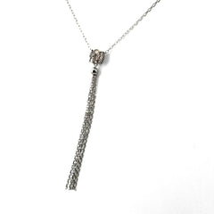 メレダイヤ デザインネックレス プラチナ ペンダント ネックレス Pt900 Pt850 ダイヤモンド レディース ノンブランドジュエリー 【中古】nbjwl