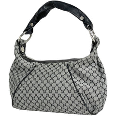 セリーヌ マカダム柄 ショルダーバッグ ワンショルダー ハンドバッグ ショルダーバッグ キャンバス ブラック レディース 【中古】brbag