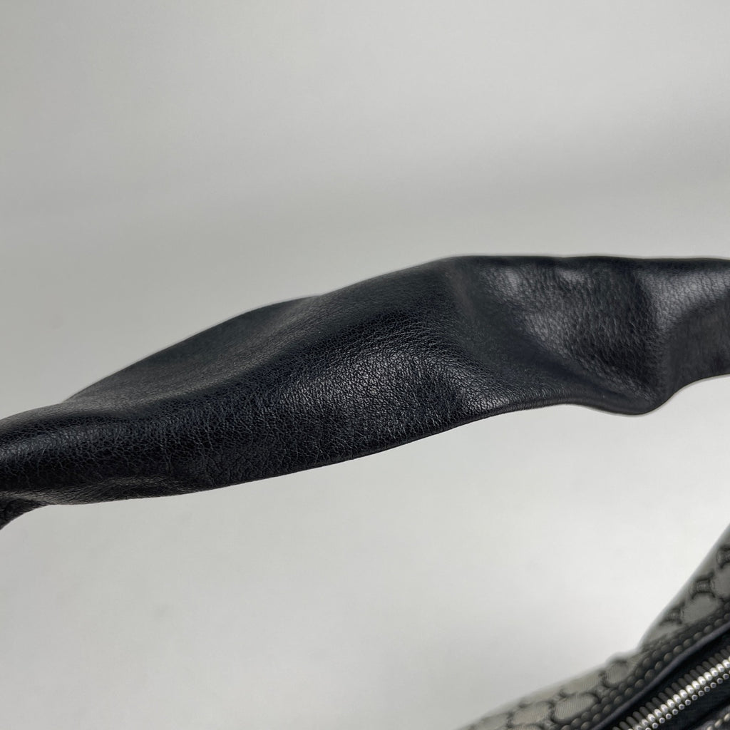 セリーヌ マカダム柄 ショルダーバッグ ワンショルダー ハンドバッグ ショルダーバッグ キャンバス ブラック レディース 【中古】brbag