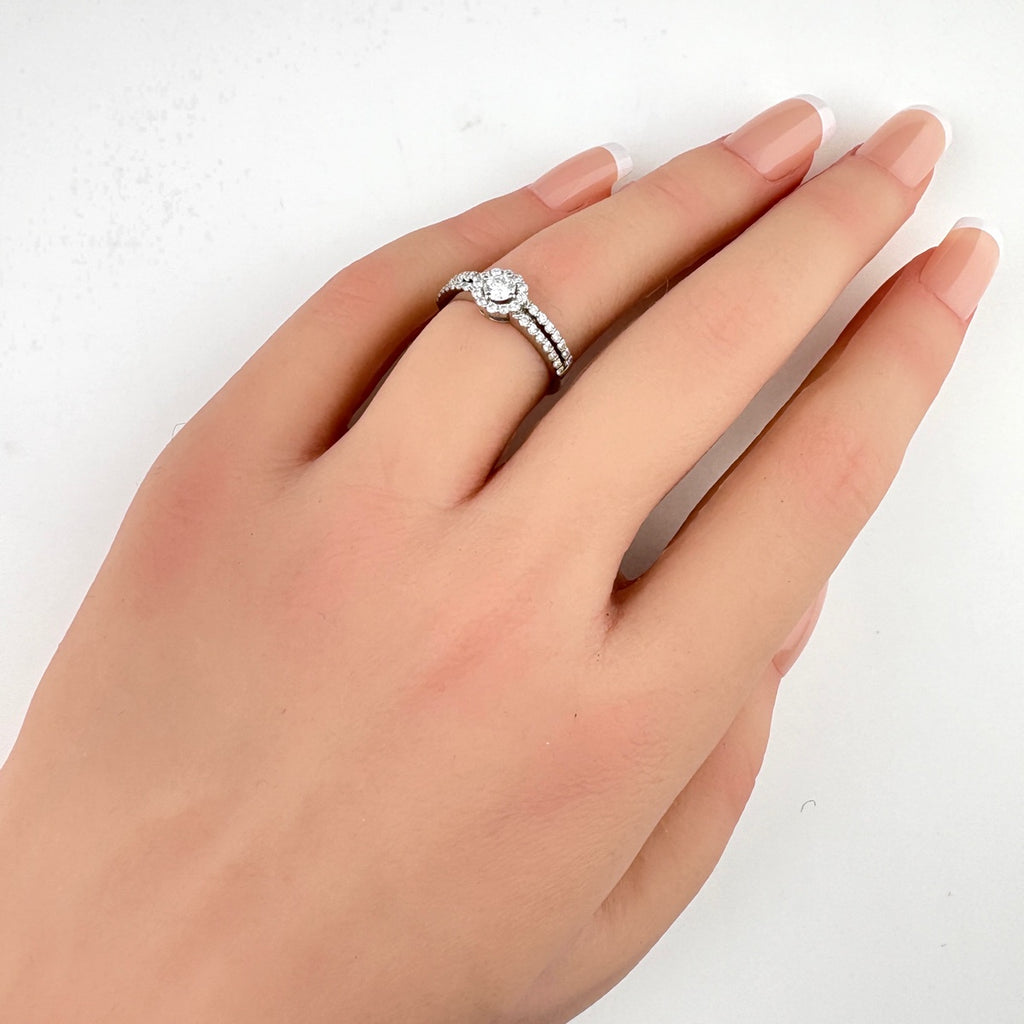 ダイヤモンド デザインリング プラチナ 指輪 メレダイヤ リング 11号 Pt900 ダイヤモンド レディース ノンブランドジュエリー 【中古】nbjwl