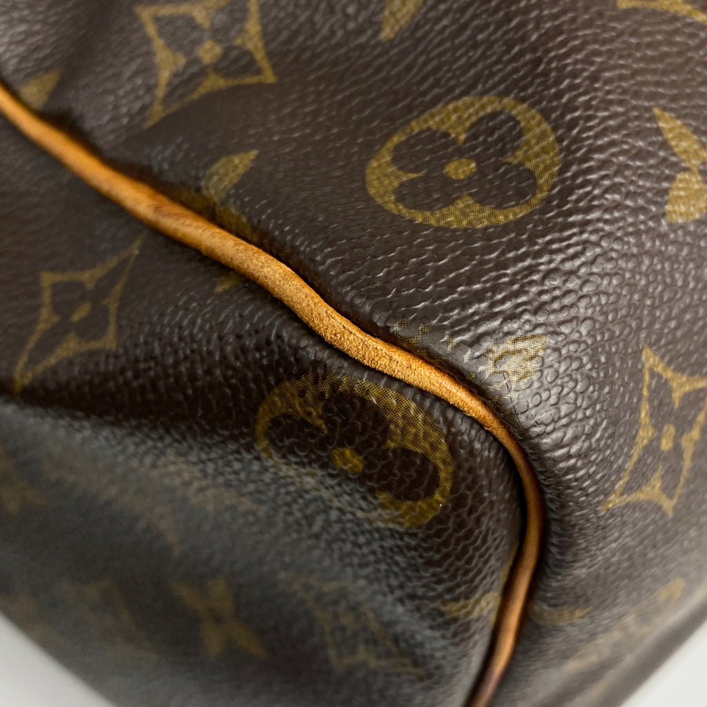 ルイ・ヴィトン スピーディ 35 ボストンバッグ 通勤 ハンドバッグ モノグラム ブラウン M41524 レディース 【中古】brbag