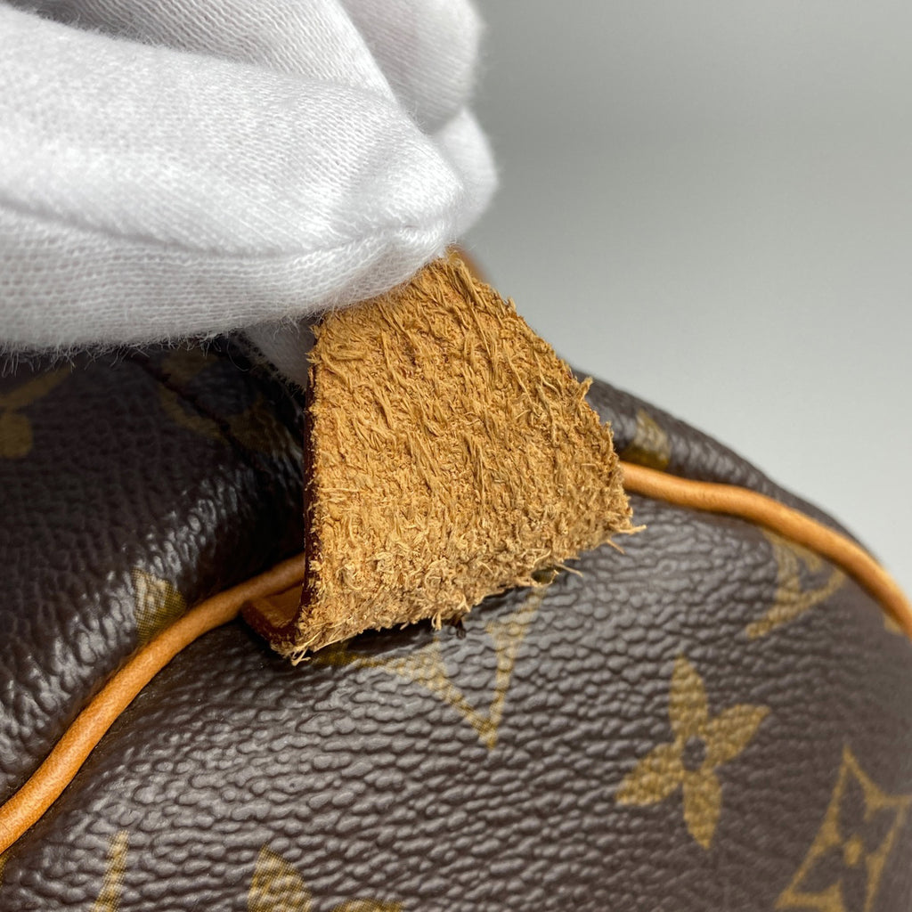 ルイ・ヴィトン スピーディ 35 ボストンバッグ 通勤 ハンドバッグ モノグラム ブラウン M41524 レディース 【中古】brbag