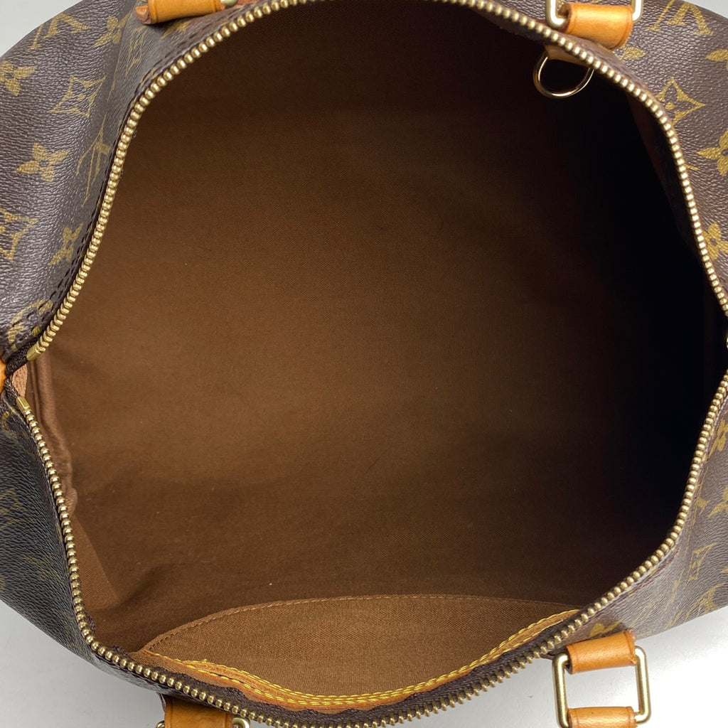 ルイ・ヴィトン スピーディ 35 ボストンバッグ 通勤 ハンドバッグ モノグラム ブラウン M41524 レディース 【中古】brbag