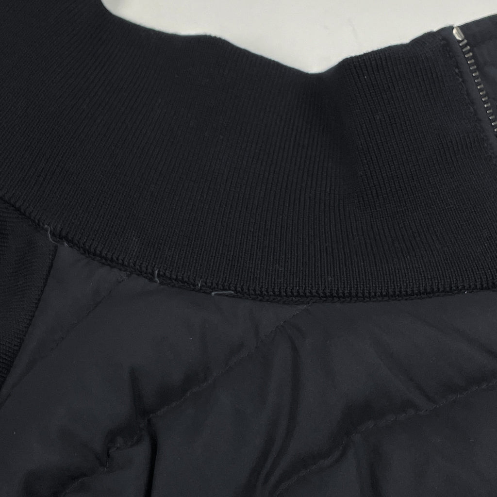 モンクレール MAGLIA TRICOT CARDIGAN ダウン ニット切り替え トップス カーディガン ネイビー レディース 【中古】brapp