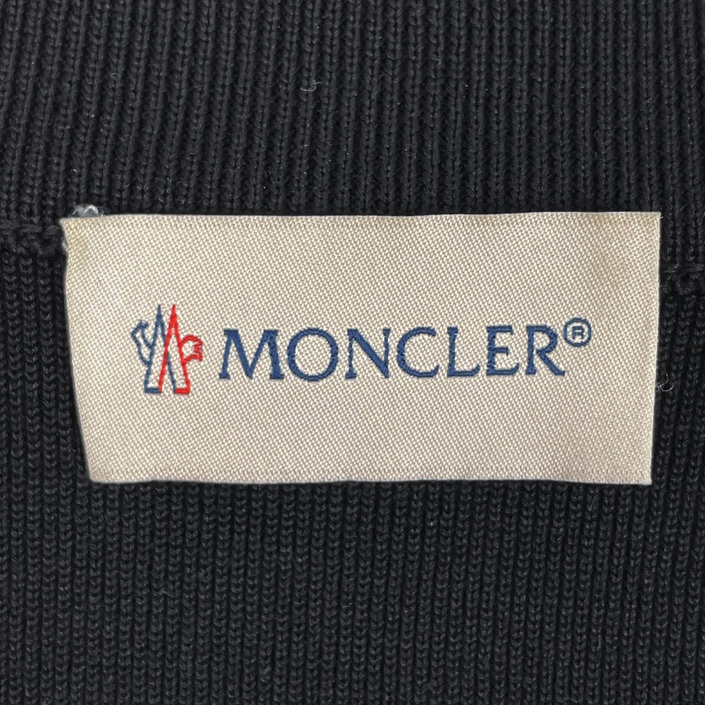 モンクレール MAGLIA TRICOT CARDIGAN ダウン ニット切り替え トップス カーディガン ネイビー レディース 【中古】brapp