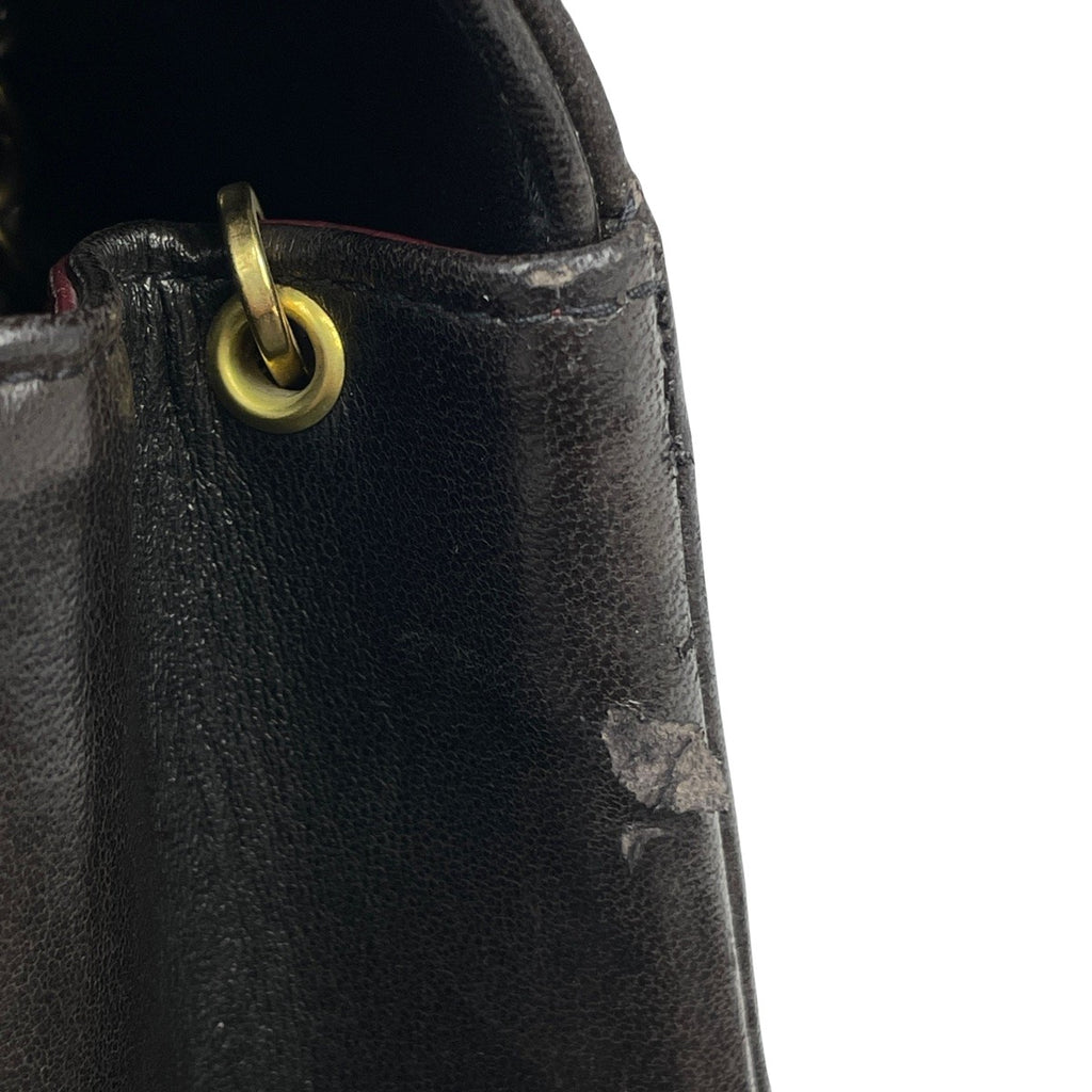 シャネル ダイアナ マトラッセ シングルフラップ チェーン ショルダーバッグ ココマーク ショルダーバッグ レザー ブラック A01164 レディース 【中古】brbag