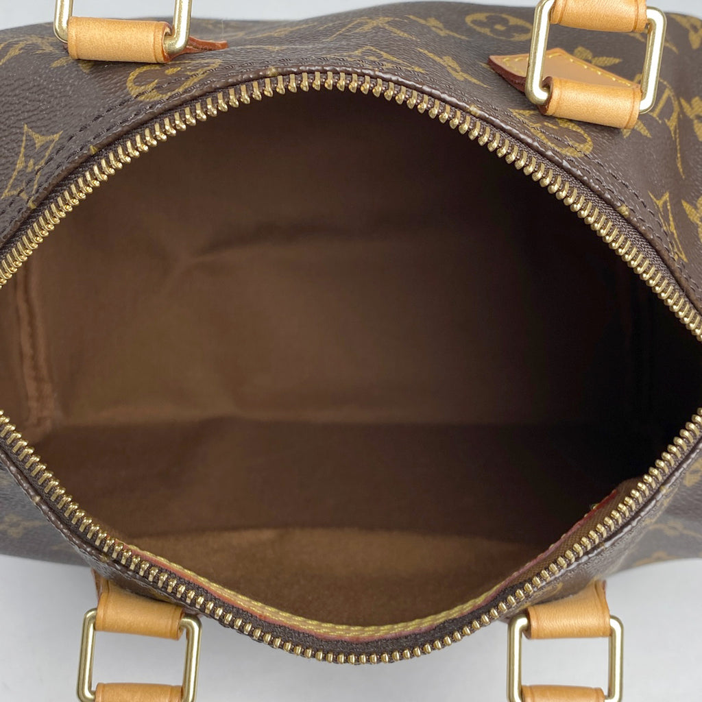 ルイ・ヴィトン スピーディ 25 ボストンバッグ 通勤 ハンドバッグ モノグラム ブラウン M41528 レディース 【中古】brbag