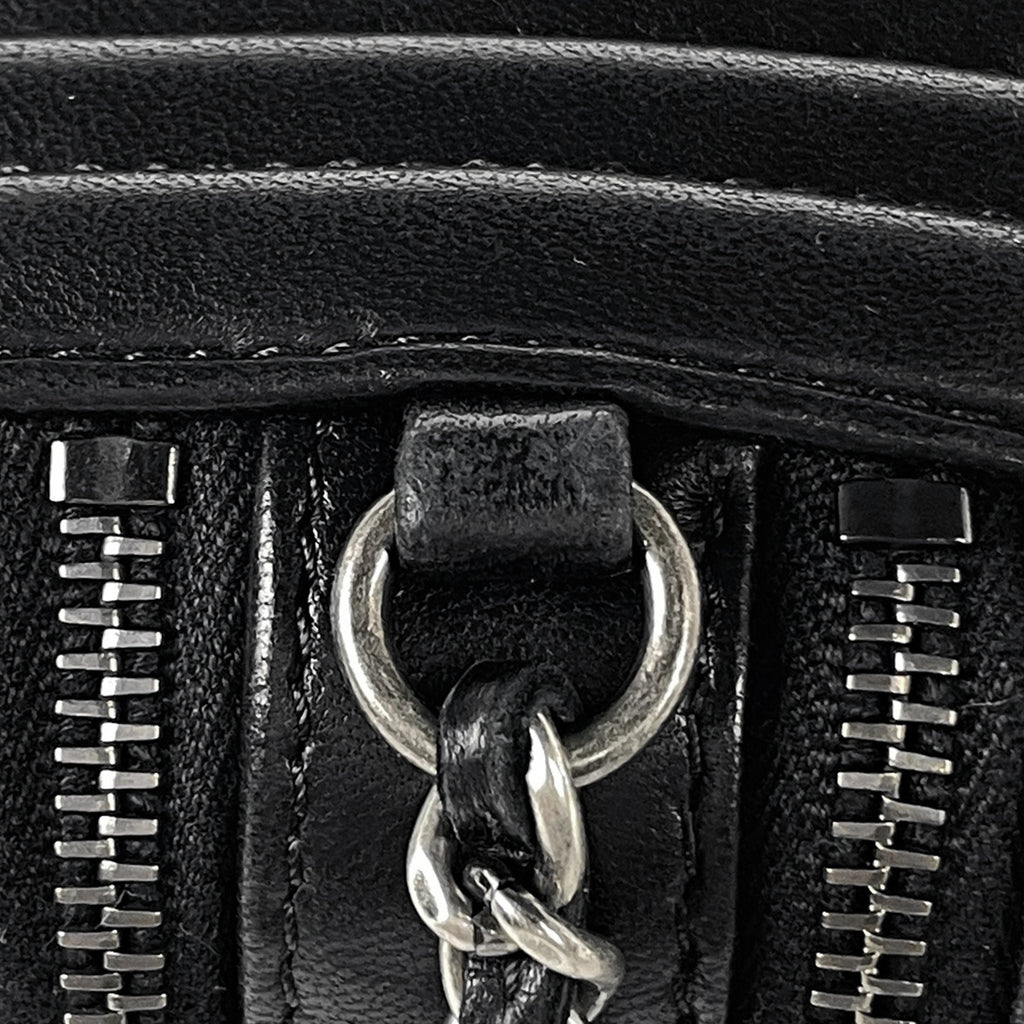 シャネル ココボーイ チェーン ショルダーバッグ マトラッセ カメラバッグ ショルダーバッグ レザー ブラック レディース 【中古】brbag