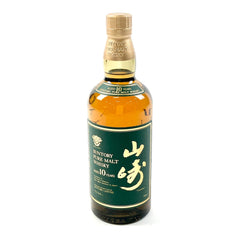 【東京都内限定お届け】 サントリー SUNTORY 山崎 10年 ピュアモルト グリーンラベル 700ml 国産ウイスキー 酒 【古酒】liqbb
